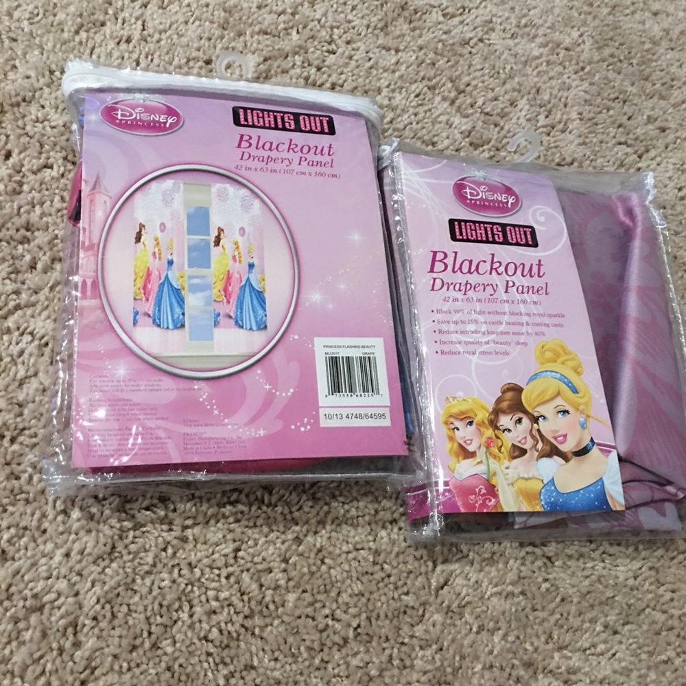 Disney Princess Lights Out Blackout Drapery Panel